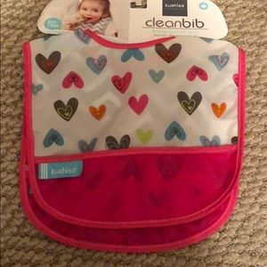 Kushies super fun waterproof‎ patterned bibs 6-12mo